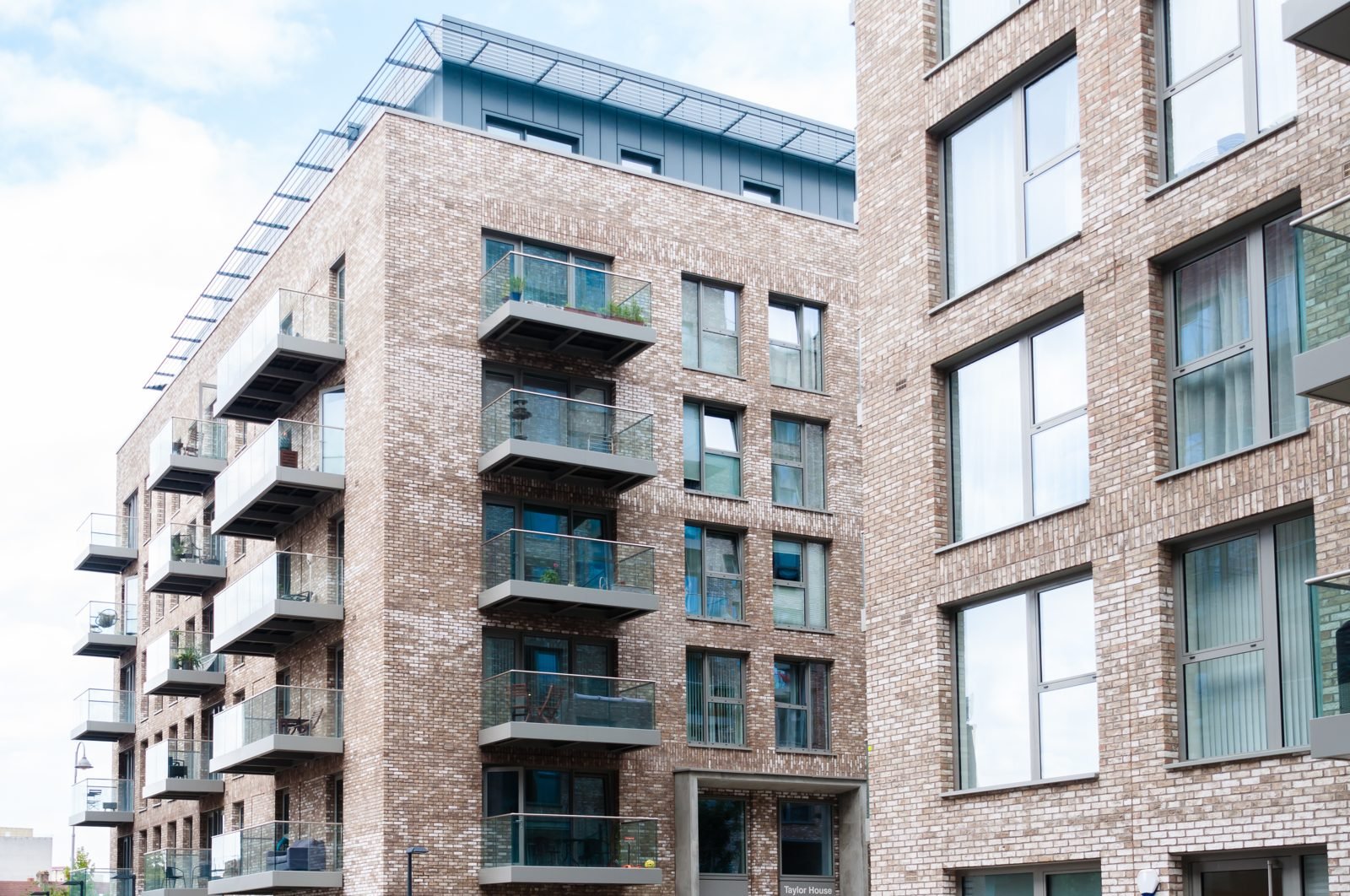 Modern apartment block