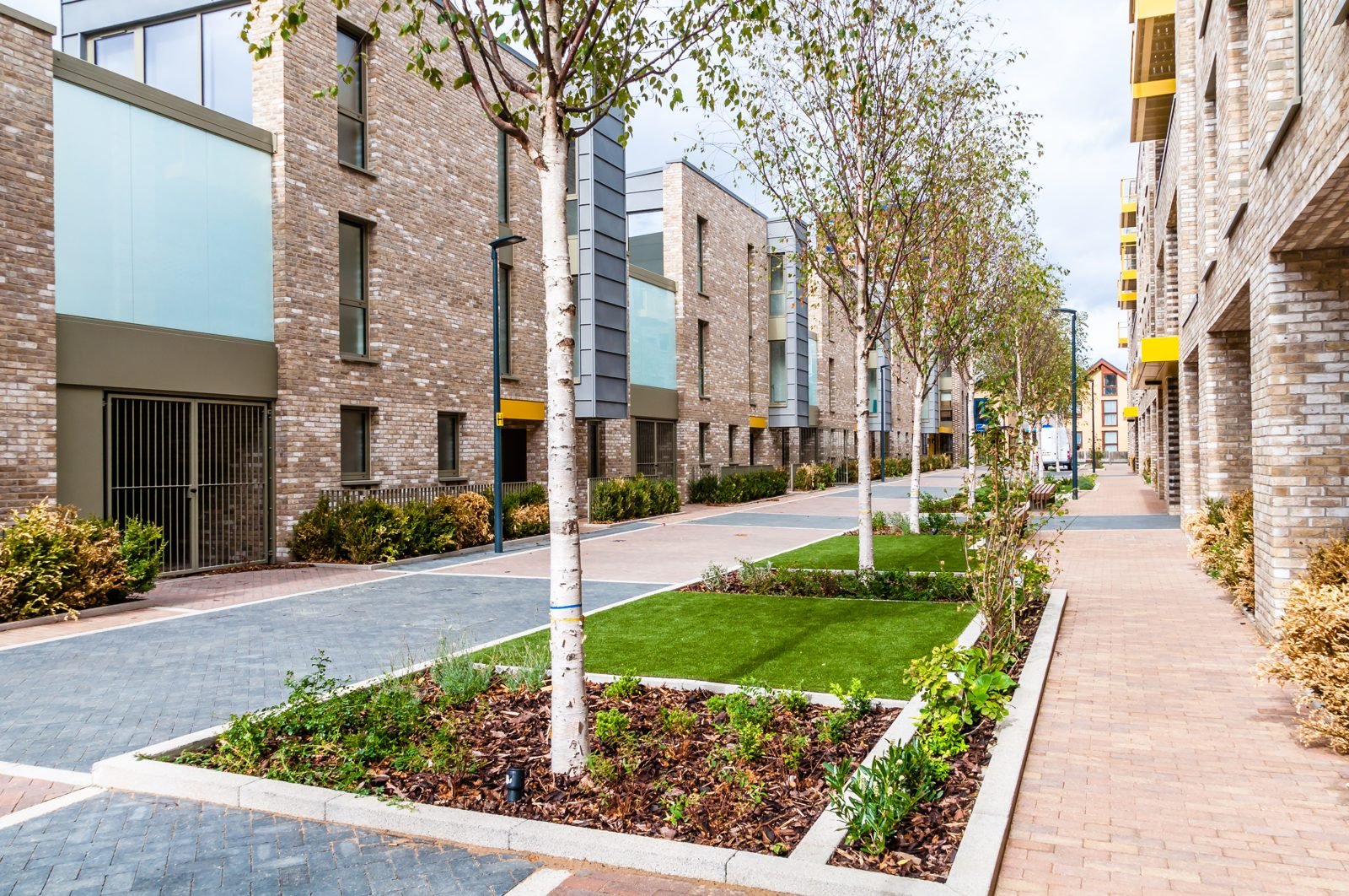 Modern residential development