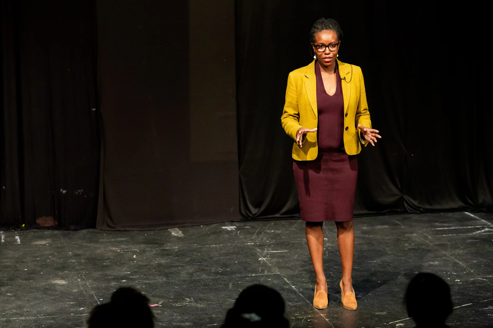 Natasha Williams delivering a keynote on stage